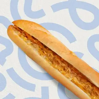 Hình ảnh Bánh Mì Que Gà Xé Phay Phô Mai Tan Chảy
