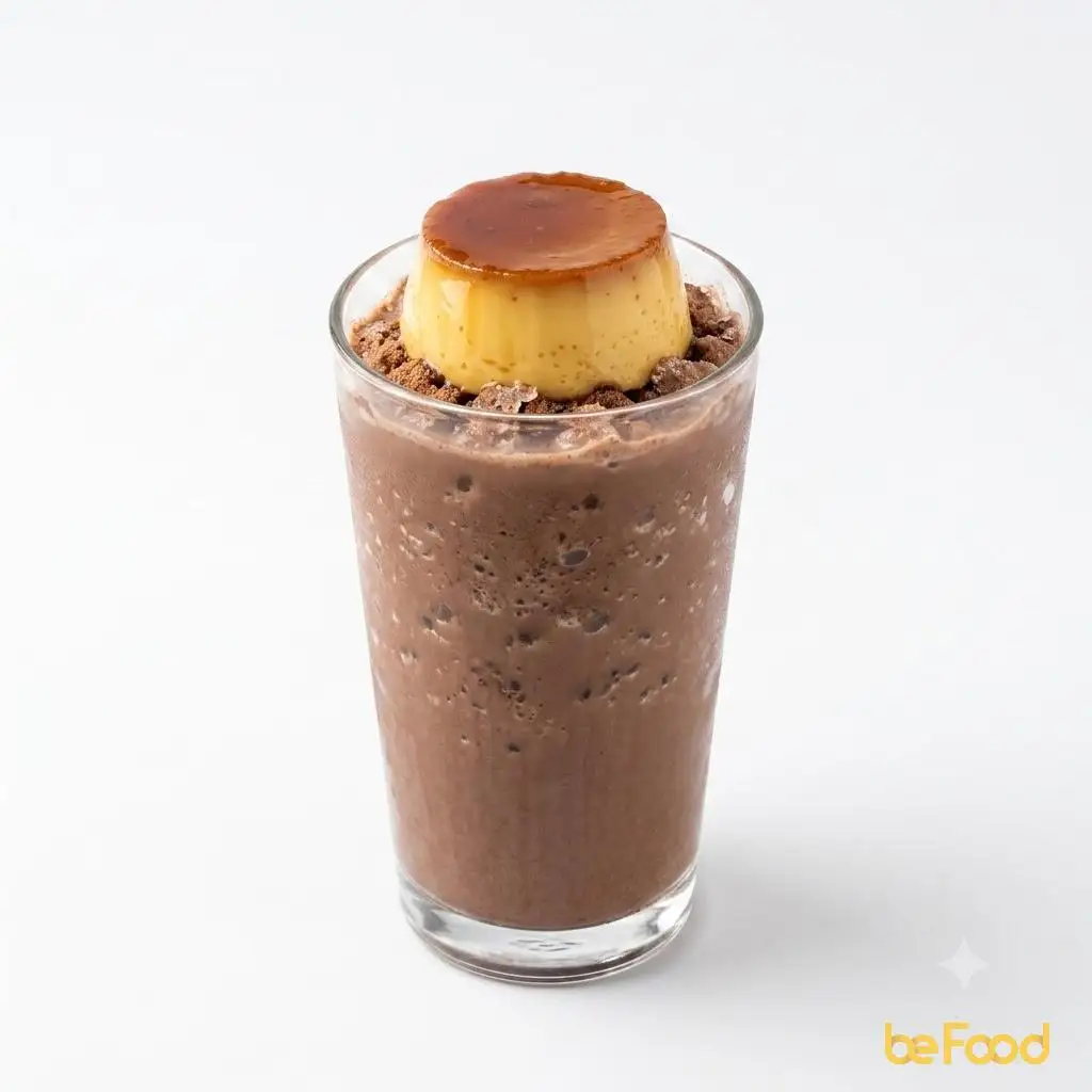 Hình ảnh Milo Dầm Trân Châu Bánh Flan