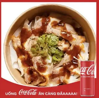 Hình ảnh Combo phở trộn vịt quay - nước cooca
