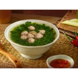 Hình ảnh Canh rau má nấu thác lác