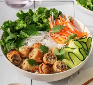 Bún chả giò - 45.000 ₫ tại Yan - Bún Chả Giò Thịt Nướng - Nguyễn Thị Tần
