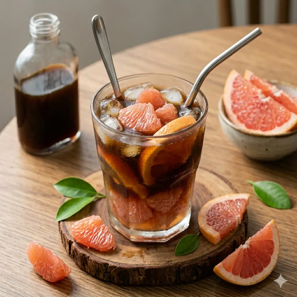 Hình ảnh Cold brew bưởi hồng