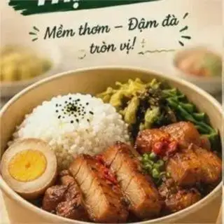 Cơm thịt kho hột vịt - 62.000 ₫ tại Bếp Văn Phòng Q10 - Tô Hiến Thành
