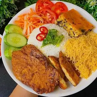 Cơm tấm chay - 35.000 ₫ tại Quán Chay Thiện Nhân - Vĩnh Hội