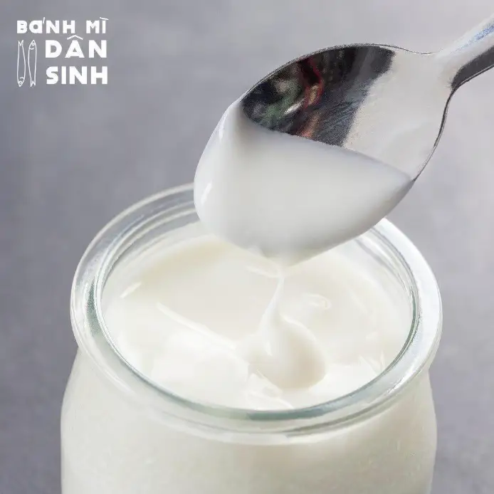 Yaourt - Sữa chua pho mai dẻo - 20.000 ₫ tại Dân Sinh - Bánh Mì Cá Kho - Điện Biên Phủ
