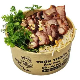 Hình ảnh Phở trộn xá xíu nữa làm một thể