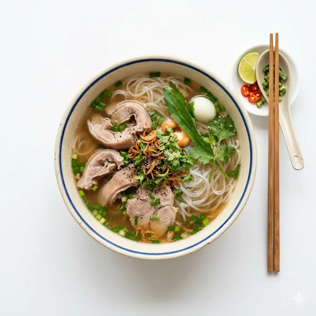 Hủ tiếu mì tim - gan - 45.000 ₫ tại Hủ Tiếu Sườn Chú Mạnh - Tôn Đản