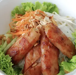 Bún nem nướng - 43.000 ₫ tại Ăn Vặt Xuân - Bún Nem Nướng - Đường Số 7