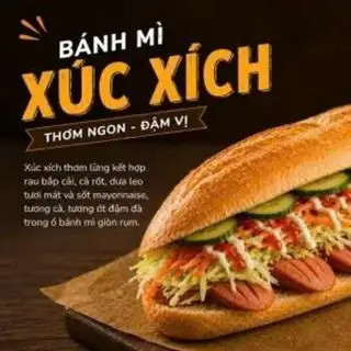 Hình ảnh Bánh mì xúc xích