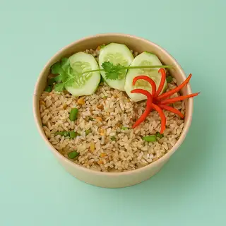 Cơm chiên tỏi - ăn chay được - 14.500 ₫ tại Cơm Thố Tiến Phát - Trần Hưng Đạo B