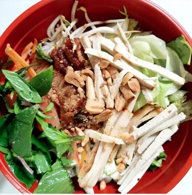 Bún trộn chay - 42.000 ₫ tại Quán Chay Bếp Nhà 38 - Đường Số 77