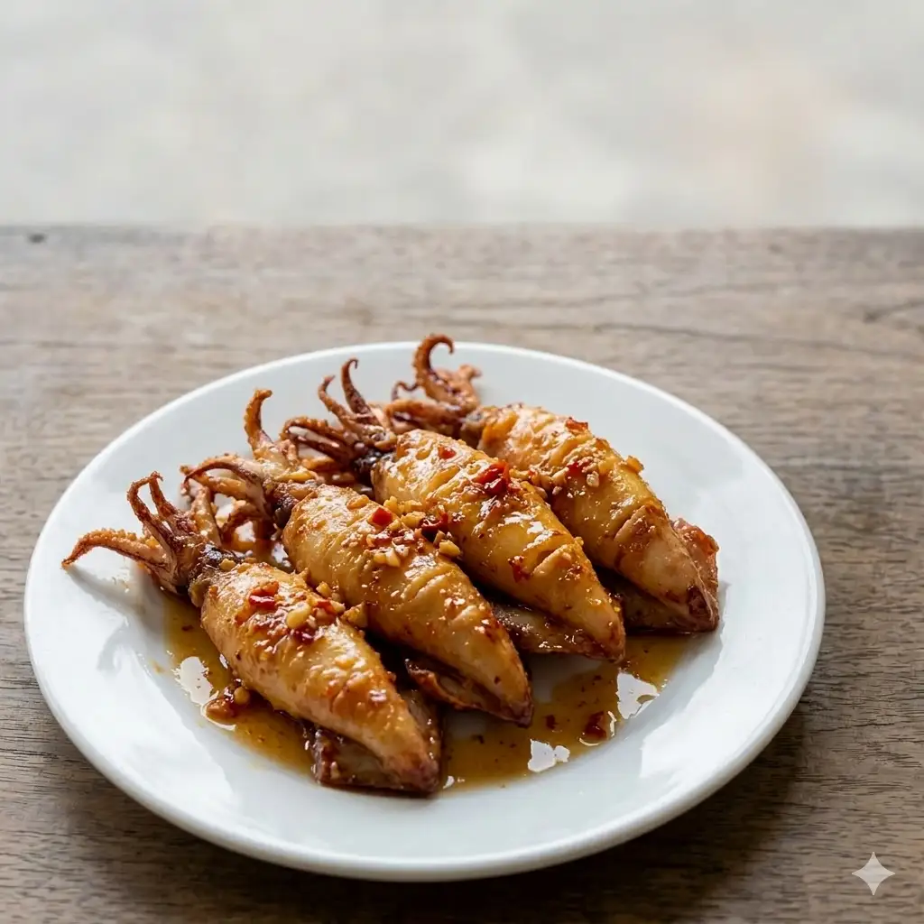 Hình ảnh Mực ống chiên nước mắm