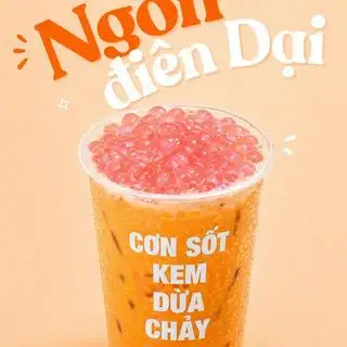 Hình ảnh Trà Thái đỏ thủy tinh