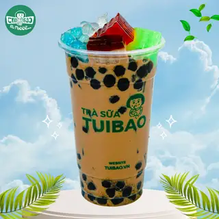 Hồng trà sữa combo thạch hạt - size L - 38.000 ₫ tại Trà Sữa TuiBao - Trần Quốc Thảo