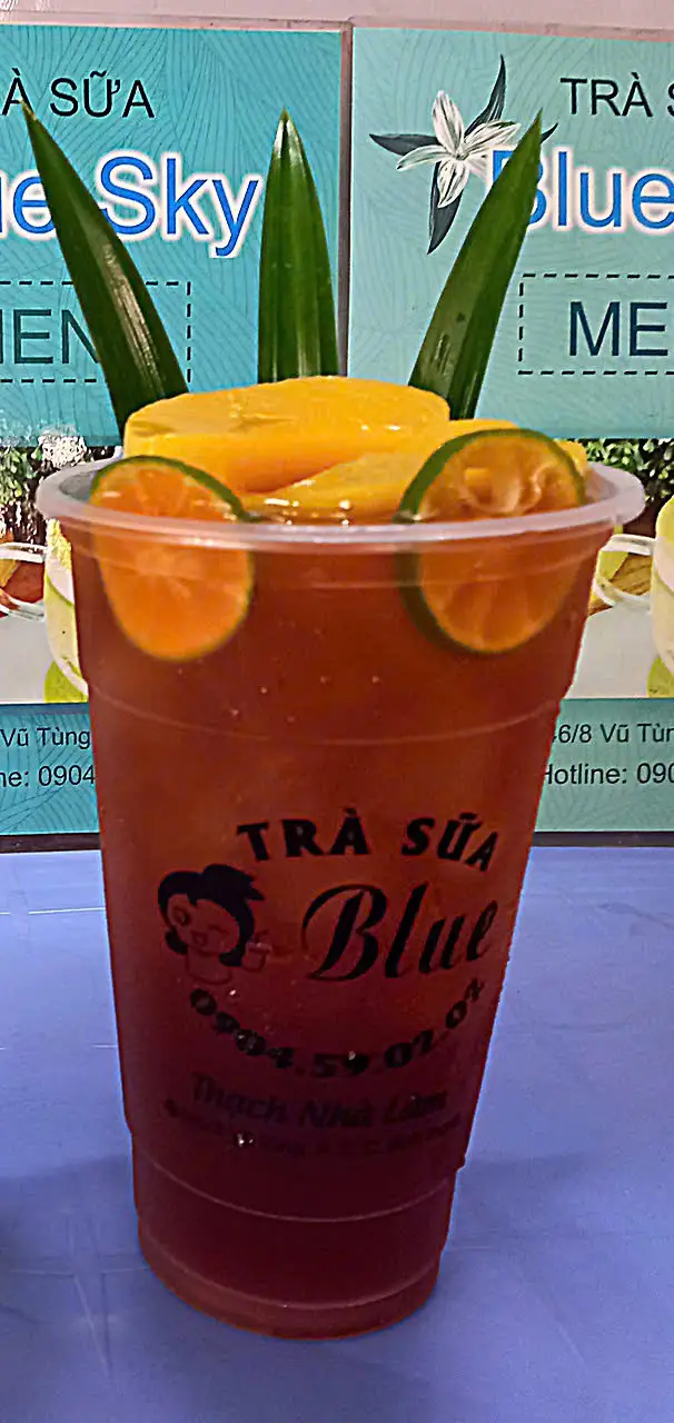 Trà đào - 28.000 ₫ tại Trà Sữa Blue Sky - Vũ Tùng