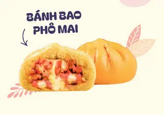 Hình ảnh Bánh bao xúc xích phô mai