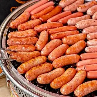 Combo 10 cây lạp xưởng (hàng loại 1 ăn nhứt cái nách)+nước mía (Buổi tối lấy nước sâm giúp ạ) - 199.000 ₫ tại Lạp Xưởng Nướng Đá 166 - Bắc Hải