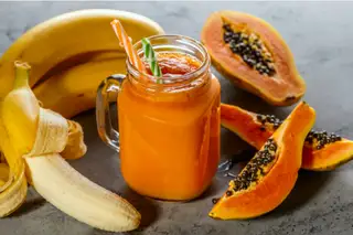 Hình ảnh Đu đủ - chuối - dưa vàng