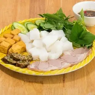 Bún đậu thịt - chả cốm  - dồi chiên - nem chua - 65.000 ₫ tại Bún Đậu Mẹt A Hùng - Dương Quảng Hàm