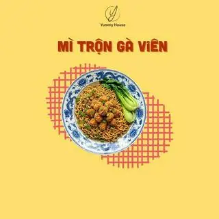 Hình ảnh Mì trộn gà viên