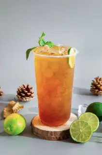Trà chanh mật ong + trân châu trắng  - 50.000 ₫ tại Trà Sữa Hong Kong Baley Tea - Trần Quốc Thảo