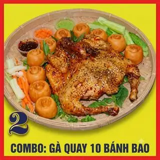 Hình ảnh Combo gà quay - 10 bánh bao