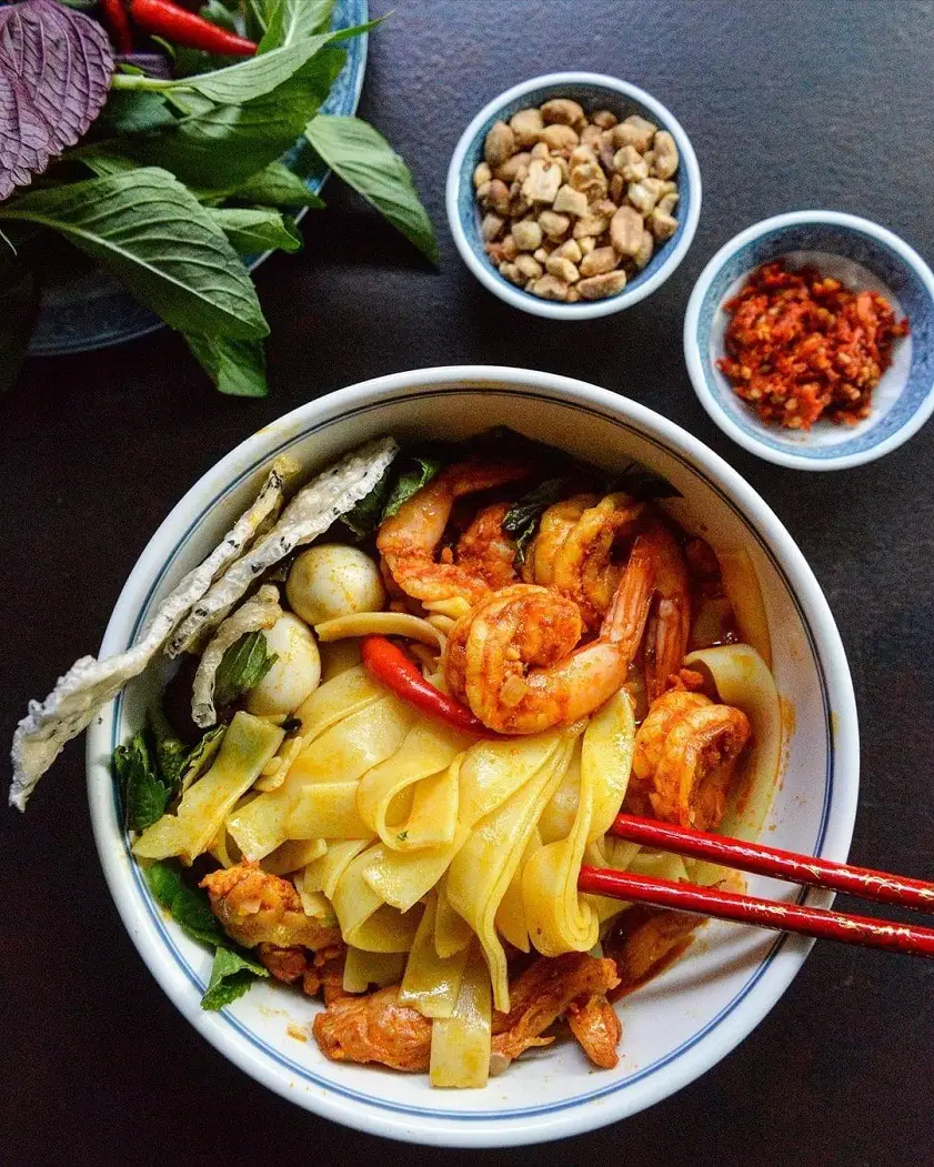 Mỳ quảng tôm thịt trứng - 60.000 ₫ tại Mì Quảng Duy Xuyên - Tân Thắng