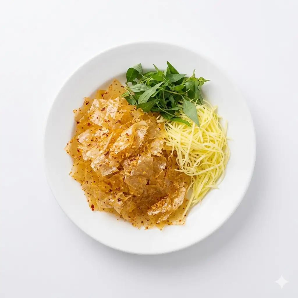 Bánh tráng trộn sate tôm cay - 28.000 ₫ tại Tiệm Mì NyNy - Mì Trộn Indomie & Ăn Vặt Bánh Tráng Trộn - Đoàn Văn Bơ