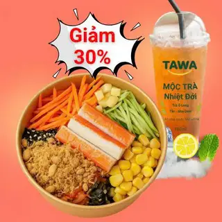 Hình ảnh Cơm thố thanh cua - chà bông gà Đài Loan - đầy đặn ăn là ghiền - mộc trà nhiệt đới