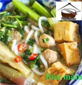 Bún mắm chay - 55.000 ₫ tại Mai Home - Món Ngon Chay - Nguyễn Trãi