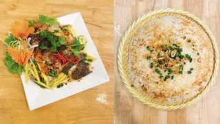 Cơm cháy gỏi xoài khô cá sặc - 177.000 ₫ tại MeLyFood - Nhà Hàng Cơm Niêu & Cua Singapore - Nguyễn Tri Phương