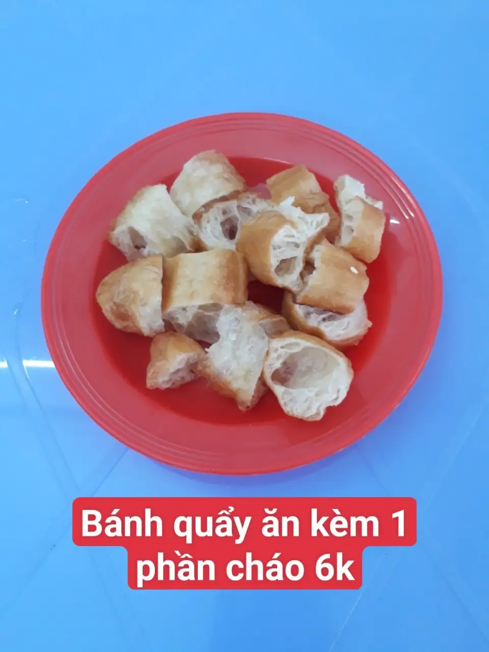 Bánh quẩy ăn kèm - 7.000 ₫ tại Cháo Sườn & Bún Chả Hà Nội - Vĩnh Viễn 