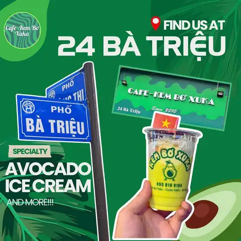 Hình ảnh Cafe - Kem Bơ Xuka - Bà Triệu