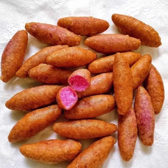 Bánh khoai mỡ chiên lắc phô mai - 30.000 ₫ tại A Dũng - Bánh Khoai Mỡ, Khoai Tây Lốc Xoáy Lắc Phô Mai & Lạp Xưởng Nướng Đá - Nguyễn Gia Trí
