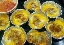 Sò điệp nướng mỡ hành - trứng cút 3 chén - 55.000 ₫ tại Ốc Tuấn - Đường Số 10
