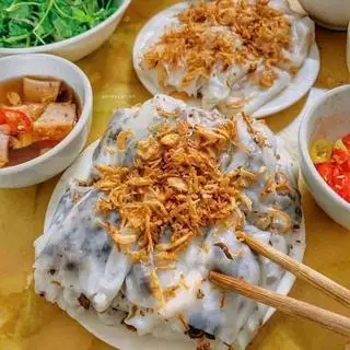 Hình ảnh Bánh cuốn chả nướng