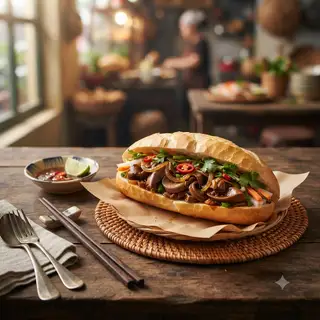 Hình ảnh Bánh mì phá lấu