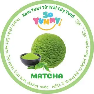 Hình ảnh Kem trà xanh đậm vị