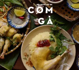 Cơm đùi gà ta (chặt) - 145.000 ₫ tại Bếp Người Hội An - Tiệm Mì Quảng & Cơm Gà - Trần Quốc Toản
