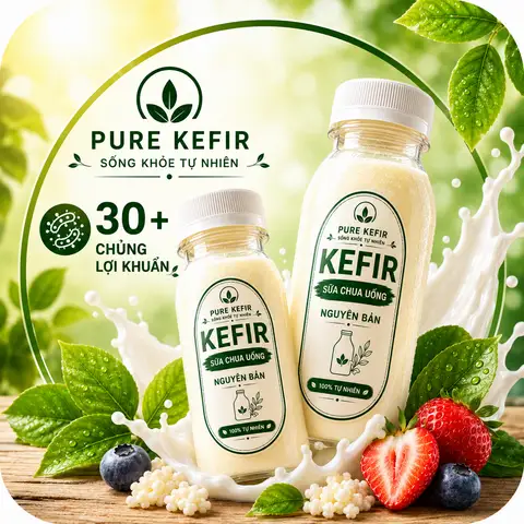Hình ảnh Pure Kefir - Sữa Chua Uống Giàu Lợi Khuẩn - Nguyễn Văn Vân