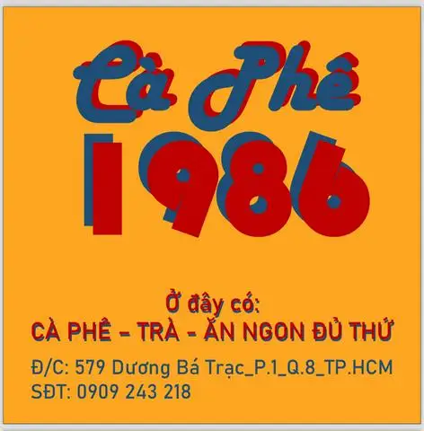 Tiệm 1986 - Cà Phê, Cơm Trưa & Trà Sữa - Dương Bá Trạc - Cơm/Cơm tấm gần bạn