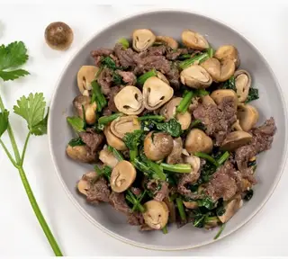 Hình ảnh Bò xào nấm
