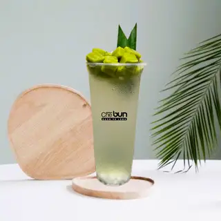 Hình ảnh Nước dừa trân châu thạch lá dứa