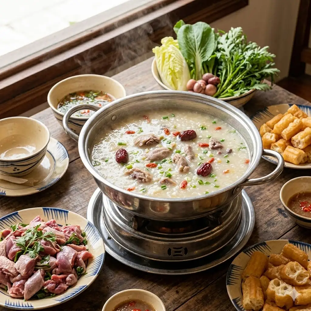 Hình ảnh Lẩu cháo chim combo 5-6 người