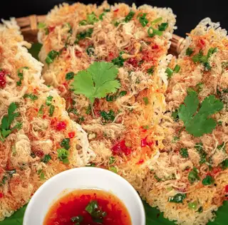 Cơm Cháy Chà Bông Nước Mắm - 25.000 ₫ tại Bánh Tráng & Cá Viên Thảo - Phạm Thế Hiển