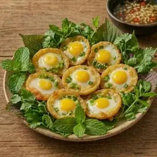 Hình ảnh Bánh khọt trứng cút