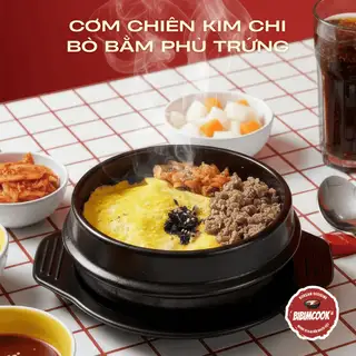 Hình ảnh Cơm chiên kimchi bò bằm phủ trứng - Gyeran Sogogi Bokkeumbap