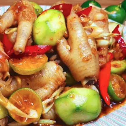 Chân gà sốt thái & Tré trộn - Nguyễn Thị Thập - Ăn vặt gần bạn