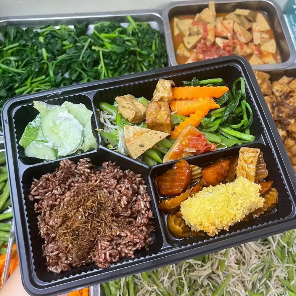 Hình ảnh Cơm chay gạo lứt