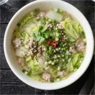 Hình ảnh Canh cải thảo thịt bằm